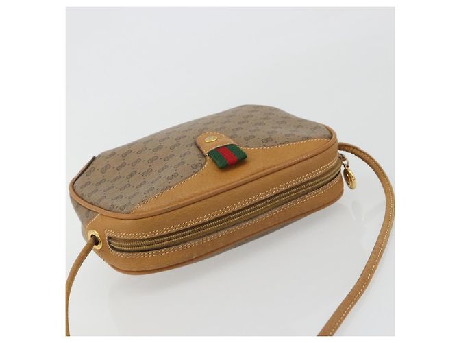 GUCCI Micro GG Shoulder Bag PVC Leather Beige 156 02 066 - vista 6