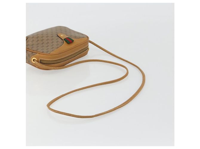GUCCI Micro GG Shoulder Bag PVC Leather Beige 156 02 066 - vista 7