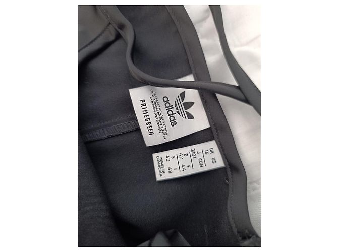 Adidas Satin Freizeitkleid Schwarz XL - Ansicht 2