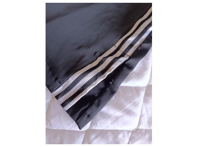 Adidas Satin Freizeitkleid Schwarz XL - Ansicht 4