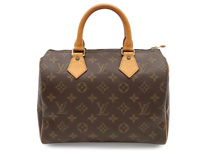 Borsa Louis Vuitton Monogram Speedy 25 Marrone Monogramma - vista 2