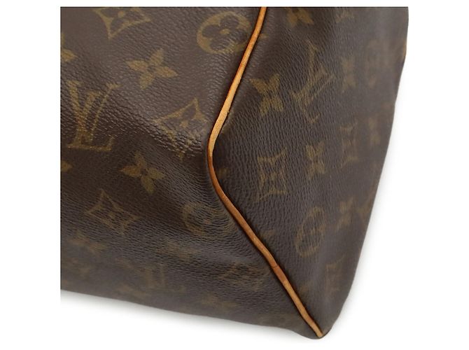 Borsa Louis Vuitton Monogram Speedy 25 Marrone Monogramma - vista 4