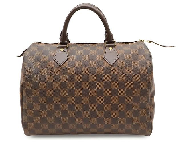 Borsa Louis Vuitton Damier Speedy 30 Marrone Damier ebene - vista 2