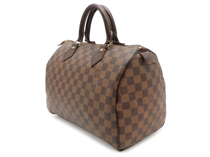 Borsa Louis Vuitton Damier Speedy 30 Marrone Damier ebene - vista 3