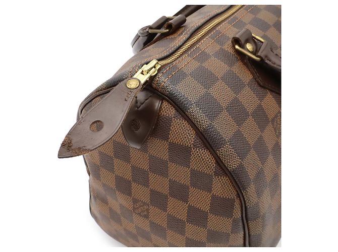 Borsa Louis Vuitton Damier Speedy 30 Marrone Damier ebene - vista 6