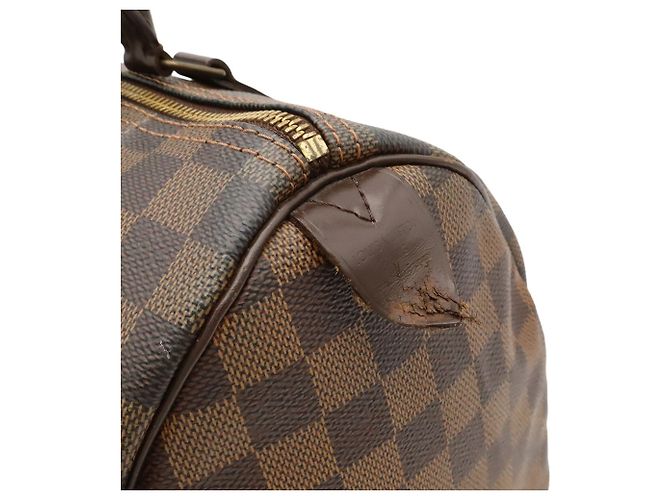 Borsa Louis Vuitton Damier Speedy 30 Marrone Damier ebene - vista 9