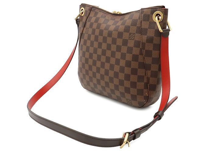 Borsa a tracolla Louis Vuitton Damier South Bank Marrone Rosso Damier ebene - vista 3