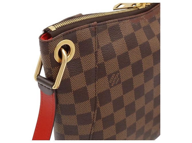 Borsa a tracolla Louis Vuitton Damier South Bank Marrone Rosso Damier ebene - vista 5