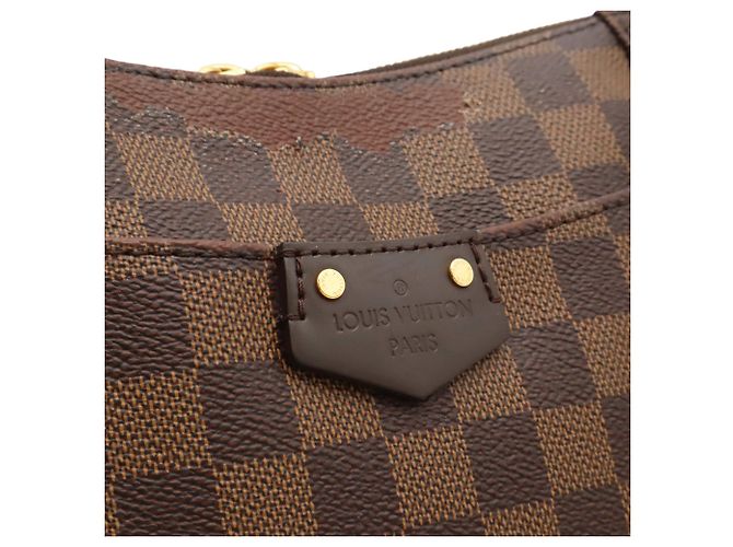 Borsa a tracolla Louis Vuitton Damier South Bank Marrone Rosso Damier ebene - vista 9