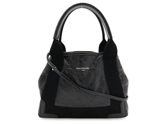 Borsa Cabas XS Balenciaga Navy Nero - vista 2