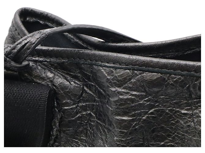 Borsa Cabas XS Balenciaga Navy Nero - vista 8