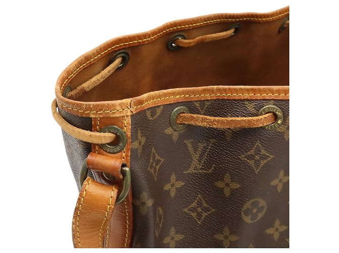 Borsa a tracolla Louis Vuitton Monogram Noe Marrone Monogramma - vista 7
