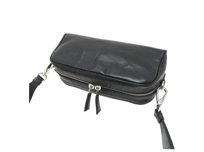 Borsa a tracolla Prada in pelle Nappa Nero - vista 4