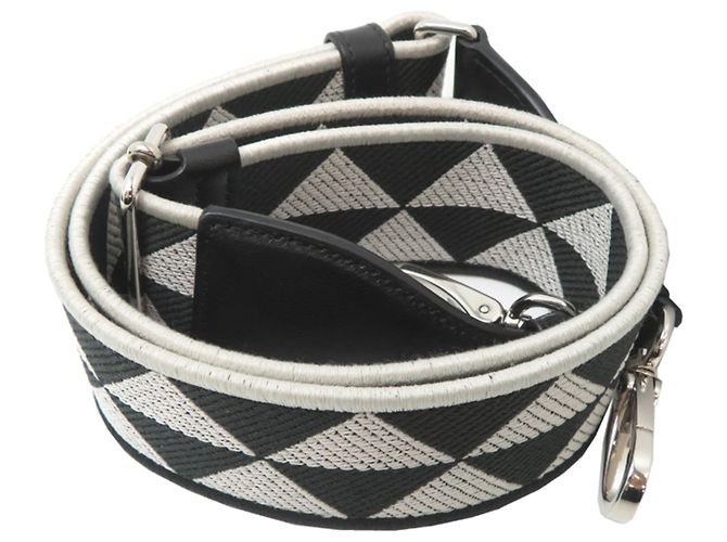 Borsa a tracolla Prada in pelle Nappa Nero - vista 8