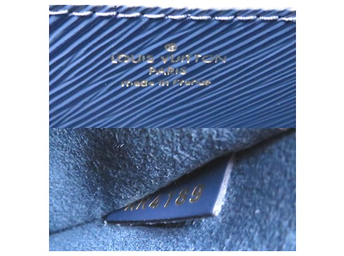 Borsa a tracolla Louis Vuitton Twist MM da donna Blu navy - vista 7