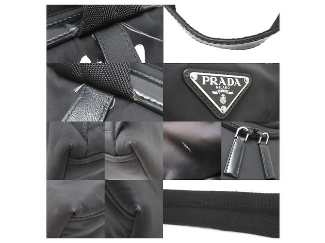 Zaino Prada in nylon nero - vista 10