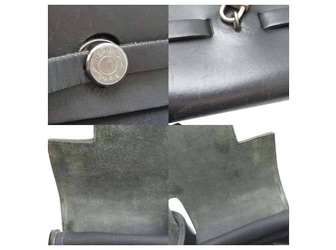 Hermès Borsa Hermes Herbag GM Nero - vista 10
