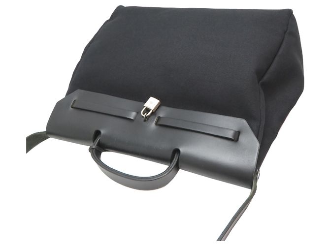 Hermès Borsa Hermes Herbag GM Nero - vista 4