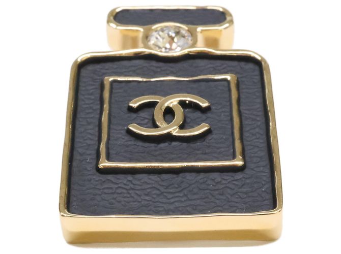 Spilla Chanel B23S motivo flacone di profumo Coco Mark Nero D'oro - vista 3