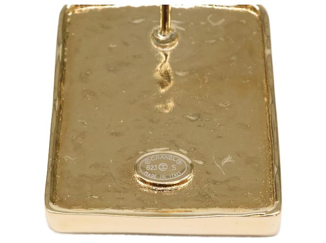 Spilla Chanel B23S motivo flacone di profumo Coco Mark Nero D'oro - vista 8