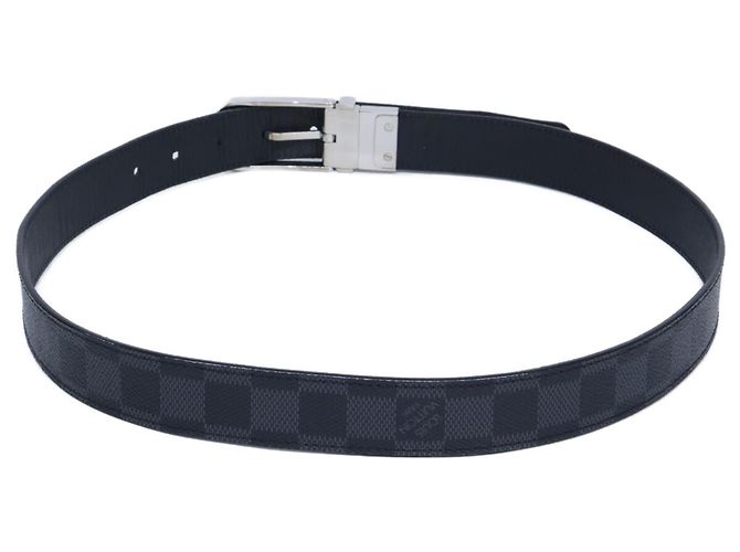 Louis Vuitton M6834 Ceinture Seattle Reversible Belt Nero - vista 3