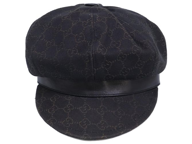 Cappello bucket in jacquard Gucci Marrone scuro - vista 2
