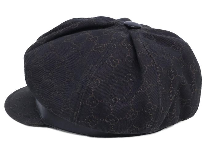 Cappello bucket in jacquard Gucci Marrone scuro - vista 3