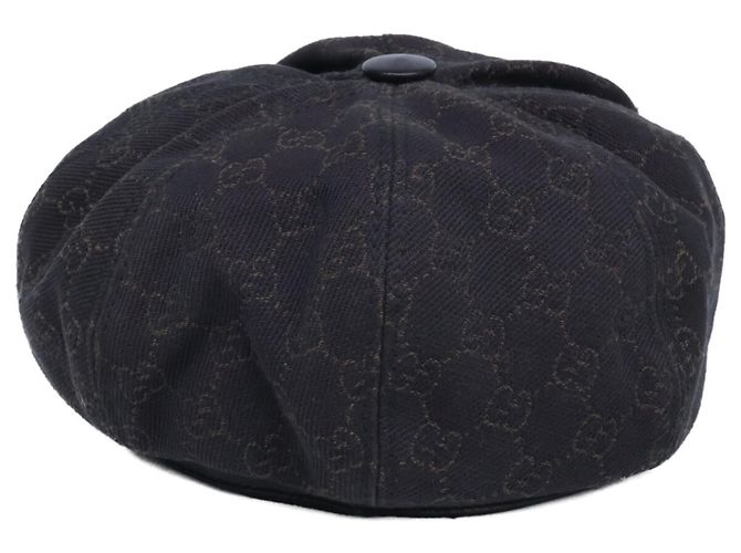 Cappello bucket in jacquard Gucci Marrone scuro - vista 4