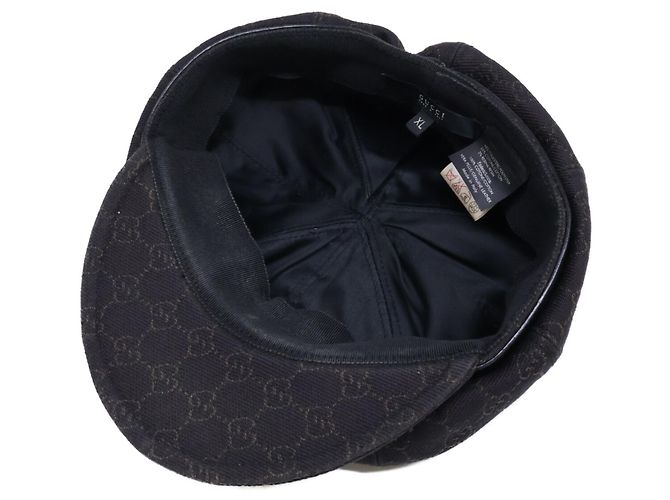 Cappello bucket in jacquard Gucci Marrone scuro - vista 7