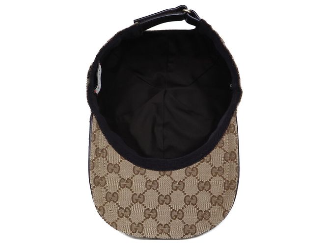 Cappello Gucci in tela GG beige - vista 6