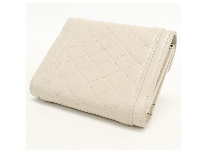 Saint Laurent Tri-fold Wallet in Ivory Roh - Ansicht 2