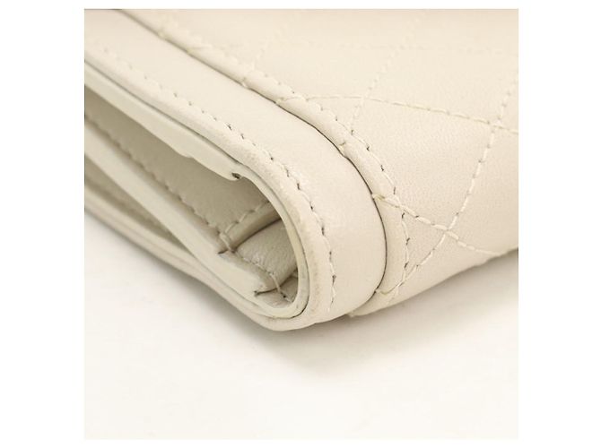 Saint Laurent Tri-fold Wallet in Ivory Roh - Ansicht 5
