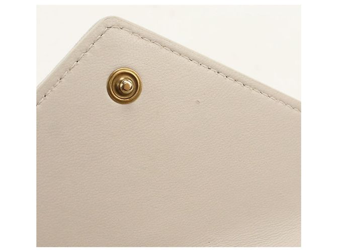 Saint Laurent Tri-fold Wallet in Ivory Roh - Ansicht 6