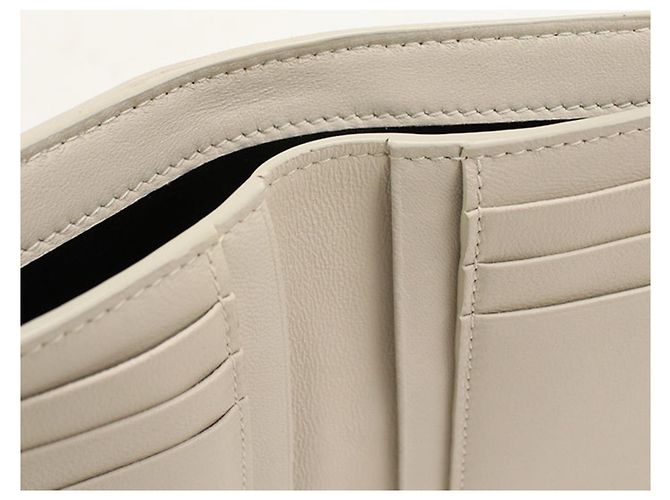 Saint Laurent Tri-fold Wallet in Ivory Roh - Ansicht 7