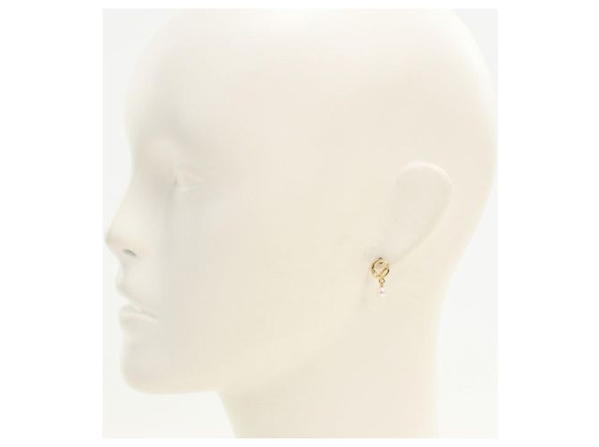 Orecchini Fendi Gold Stud Earrings 8AH432 F D'oro - vista 4