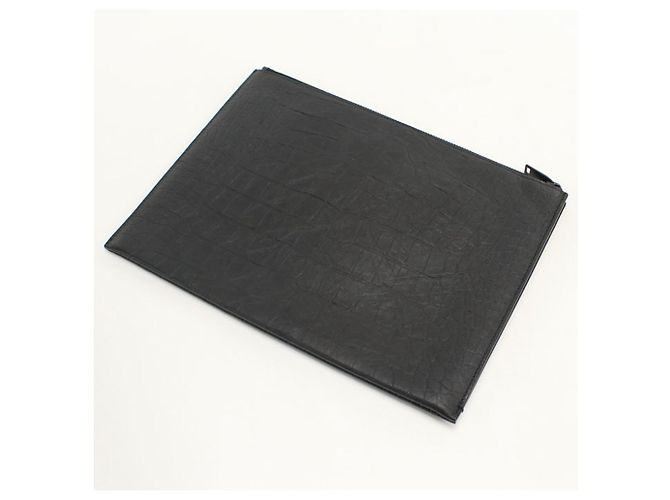 Clutch Saint Laurent Nera Nero - vista 2