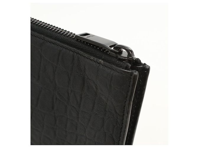 Clutch Saint Laurent Nera Nero - vista 5