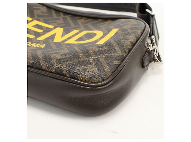 Borsa a tracolla Fendi marrone 7M0286 - vista 5