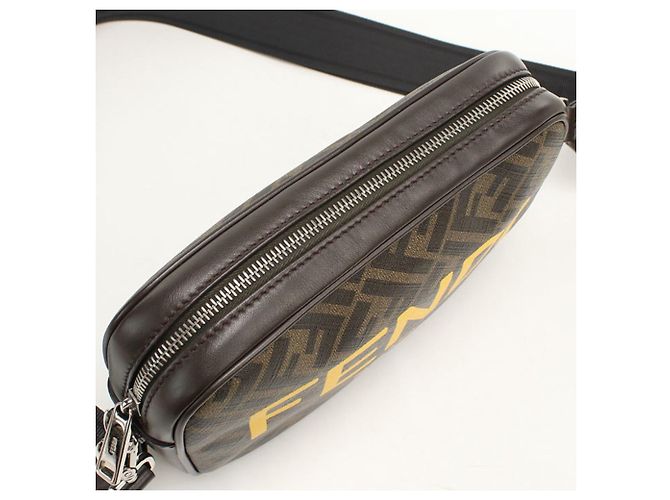 Borsa a tracolla Fendi marrone 7M0286 - vista 6