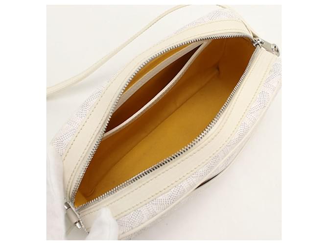 Borsa a tracolla Goyard Cup Vert PM Bianco - vista 3