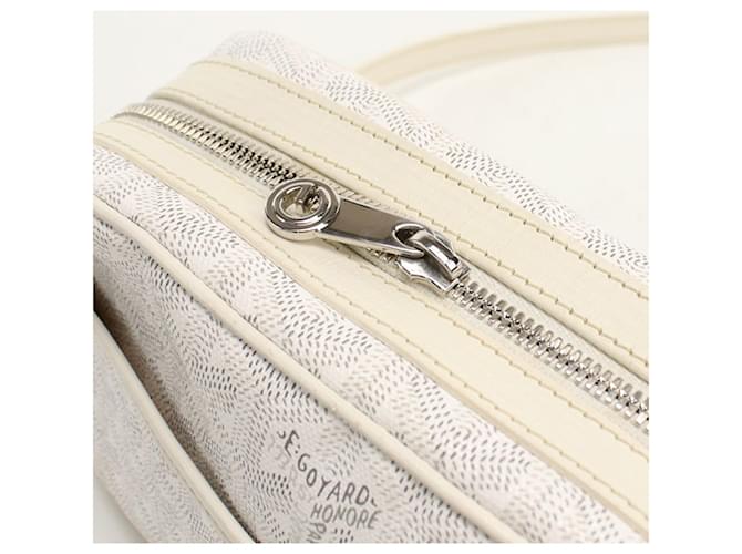 Borsa a tracolla Goyard Cup Vert PM Bianco - vista 7