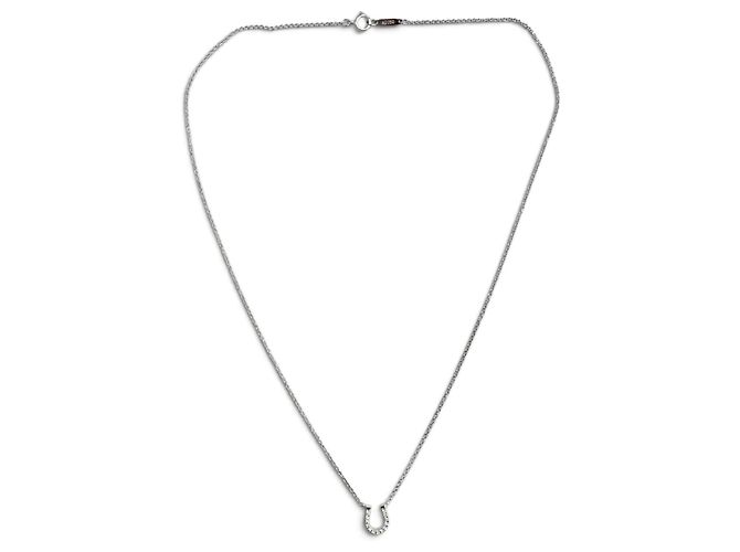 Tiffany & Co Collana Tiffany Metro Horseshoe Diamond D'oro - vista 4