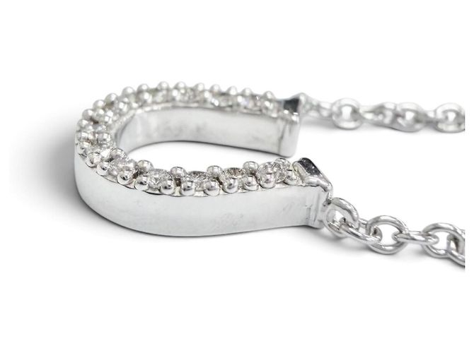 Tiffany & Co Collana Tiffany Metro Horseshoe Diamond D'oro - vista 5