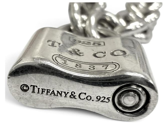 Collana girocollo Tiffany & Co. 1837 Lock Cadena Donut Link Argento - vista 7