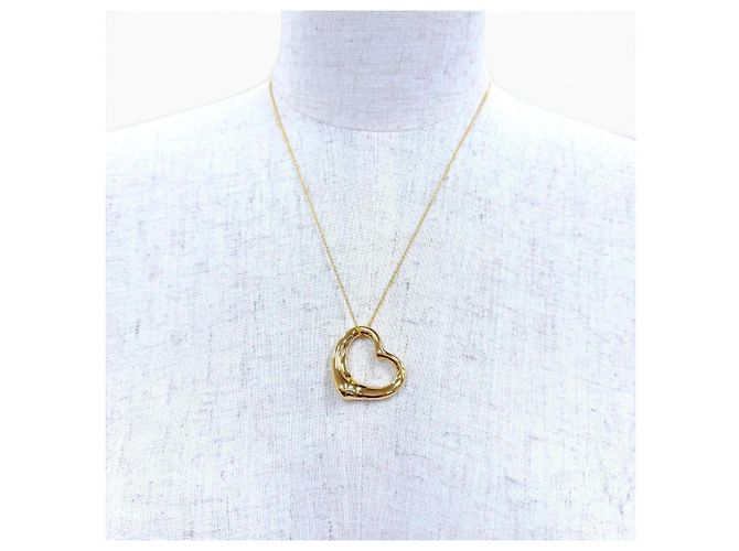 Tiffany & Co Collana con pendente Open Heart Elsa Peretti di Tiffany D'oro - vista 2