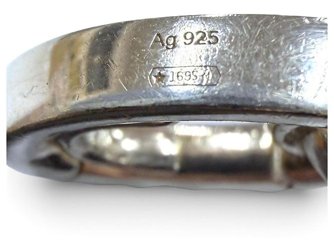 Collar Gucci Chiodo AG925 de Cadenas Entrelazadas Plata - vista 6