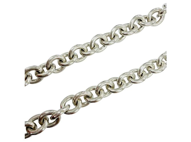 Tiffany & Co Collana Tiffany Vintage 925 a maglie ovali Donut Argento - vista 3