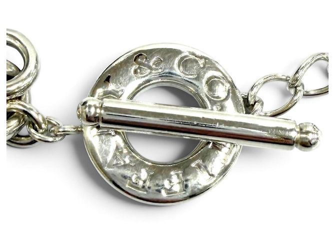 Collana girocollo Tiffany & Co. in argento 925 con ciondolo a cuore e chiusura T - vista 7