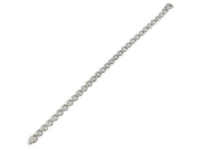 Tiffany & Co Collana Tiffany Vintage Triple Round Link Argento - vista 4