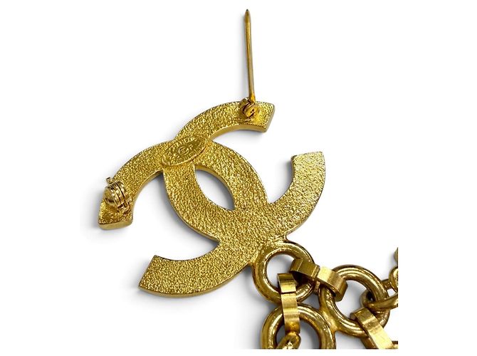 Spilla Trifoglio Chanel Vintage Coco Mark D'oro - vista 5